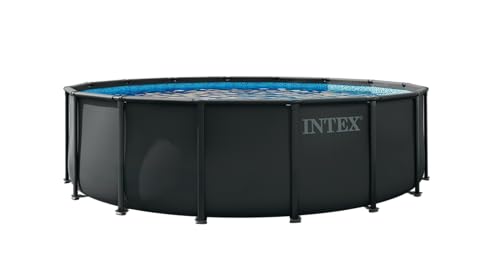 INTEX 26325EP 16ft X 48in Ultra XTR Frame Deluxe Above Ground Swimming Pool Set with 1500 GPH Sand Filter Pump, Removable Ladder, Ground Cloth, Pool Cover, SuperTough, Puncture and Rust Resistant