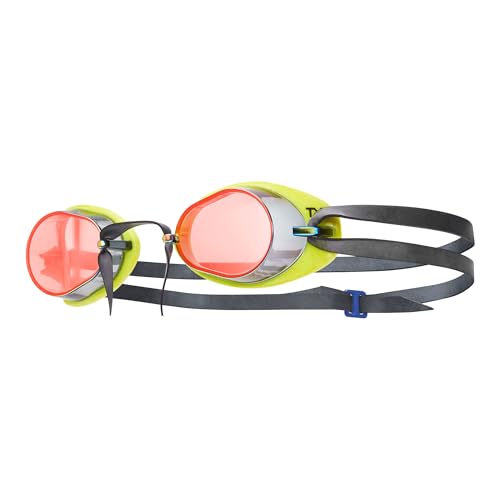 TYR Socket Rockets 2.0 Racing Swim Goggles - Adult Swimming Goggles for Men and Women - Anti-Fog, UVA/UVB Protection, Watertight - Mirrored