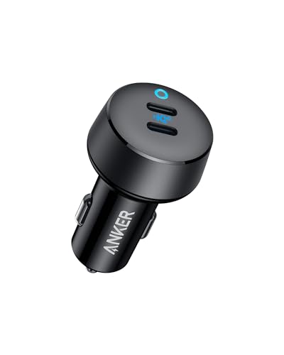 Anker USB C Car Charger, 40W 2-Port PowerIQ 3.0 Type C Adapter, iPhone 17 Car Charger, PowerDrive III Duo with Power Delivery for iPhone 17/17 Pro Max/16/15/14 Series, Galaxy S24/23,AirPods and More