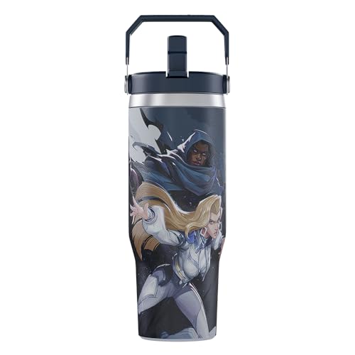Marvel Rivals Cloak and Dagger Tumbler with Lid, 30 Oz, Stainless Steel