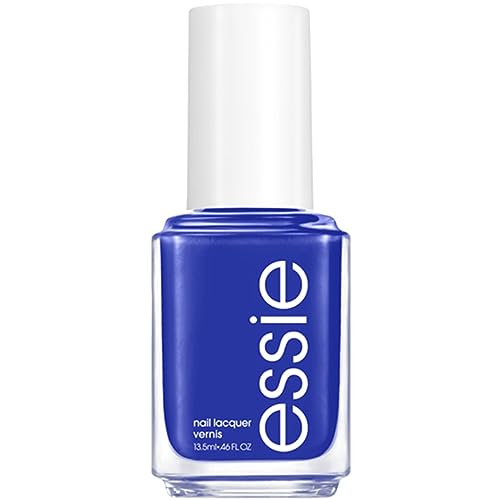 essie salon-quality nail polish, vegan, bright blue, Butler Please, 0.46 fl oz