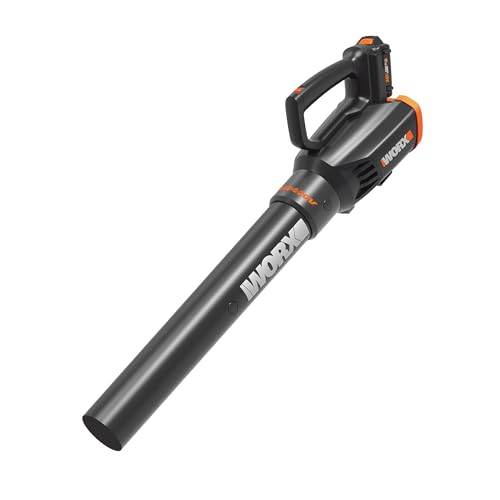 WORX Cordless Leaf Blower, Electric Blower with Turbine Fan, Blowers for Lawn Care with 2 Speed Control, Battery & Charger Not Included, WG547.9