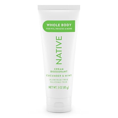 Native Whole Body Deodorant Cream Contains Naturally Derived Ingredients, Deodorant for Women & Men | 72 Hour Odor Protection, Aluminum Free with Coconut Oil and Shea Butter | Cucumber & Mint