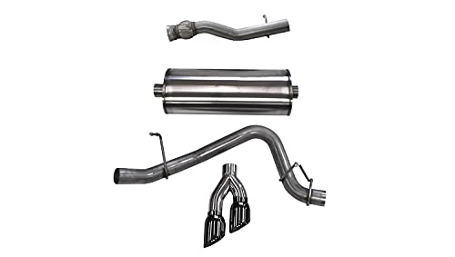 Corsa 14749BLK Cat Back Exhaust with Black Tip (GMC Yukon XL Denali XL)