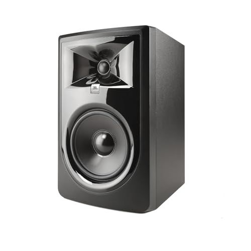 JBL Professional 306P MkII 6-Inch 2-Way Powered, Active Monitor Speaker for Near Field Music Production, Studio Monitor, Desktop Computer, Hi-Fi Audio. Sold individually, Black