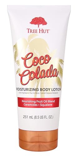 Tree Hut Coco Colada Moisturizing Body Lotion, Ceramide and Squalene Formula Helps Protect Skin, Long-lasting Hydration Leaves Skin Feeling Soft & Moisturized, 8.5 Fl Oz.