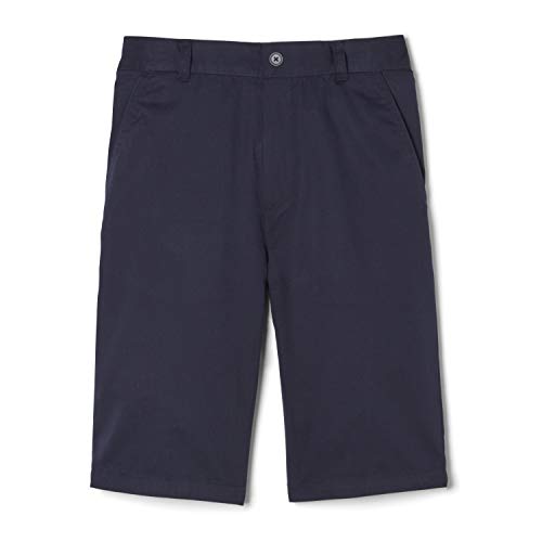 French Toast Boys' Pull-On Twill Short, Navy, 2T