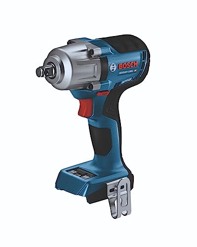 BOSCH GDS18V-330CN 18V Brushless Cordless Connected-Ready 1/2 In. Mid-Torque Impact Wrench with Friction Ring and Thru-Hole (Bare Tool)