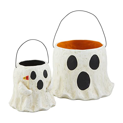 Mud Pie Paper Mache Halloween Treat Buckets