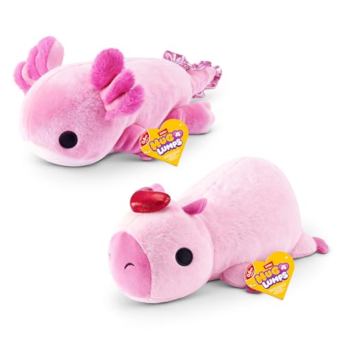 Hug-A-Lumps Love Collection Small Weighted Plush 2 Pack by ZURU – 0.75kg/1.65lbs Super-Soft Cuddly Squishy Stuffed Animal for Kids, Tweens, Teens & Adults