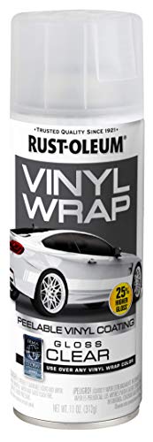 Rust-Oleum 363547 Vinyl Wrap Spray, Gloss Clear, 11 Ounce (Pack of 6)