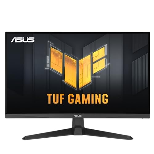 ASUS TUF Gaming 27” 1080P Monitor (VG279Q3A) – Full HD, 180Hz, 1ms, Fast IPS, Extreme Low Motion Blur Sync, FreeSync Premium, G-SYNC Compatible, Variable Overdrive, 99% sRGB, DisplayPort, HDMI