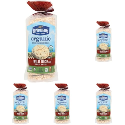 Lundberg Rice Cake Wild Rice Org 8.5 OZ (Pack of 5)