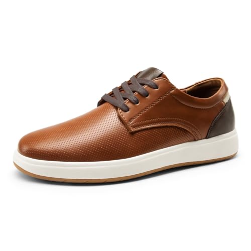 Bruno Marc Men's Casual Dress Sneaker Formal Shoes,Size 8,Brown,BMUMFN2505