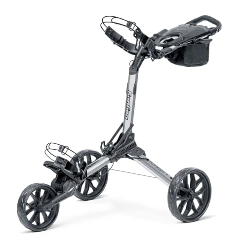 Bag Boy Nitron Golf Push Cart, Black/Silver