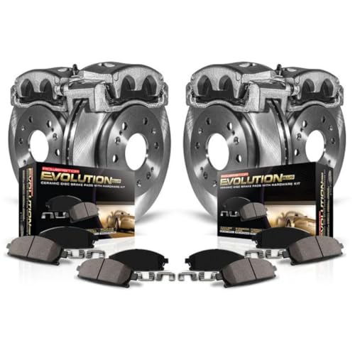 Power Stop KCOE6273 Front and Rear Stock Replacement Brake Kit (with Calipers) For Ford Ranger 2010-2011 [Model Specific]