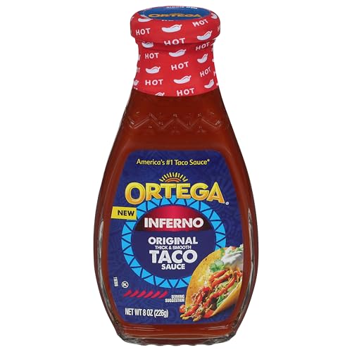 Ortega Inferno Hot Taco Sauce, 8 Ounce