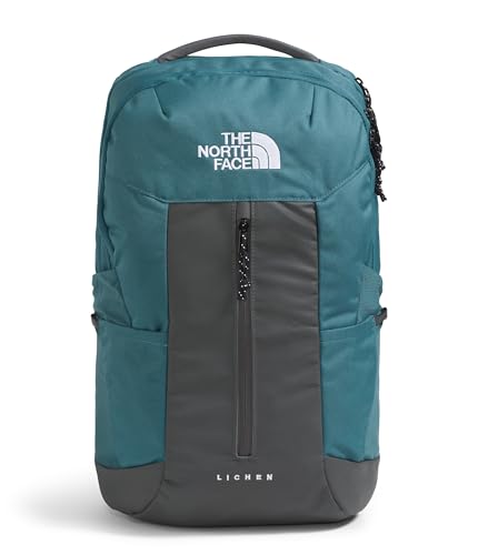 The North Face Lichen Daypack - Everyday Commuter Backpack, Laptop Sleeve, Water Bottle Pockets, Center Front Pouch, Space/Anthracite Grey, One Size