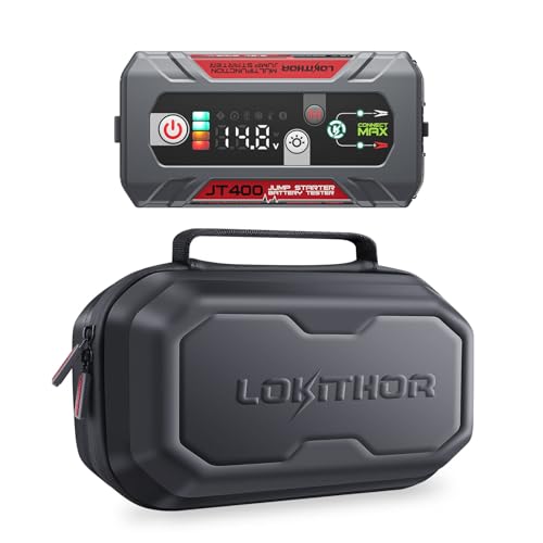 LOKITHOR JT400 2500A Jump Starter and Storage Bag EVA Protection Case for LOKITHOR Jump Battery Starter