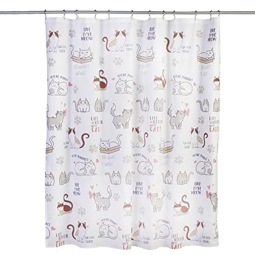 SKL by Saturday Knight Ltd. Love My Cats Shower Curtain