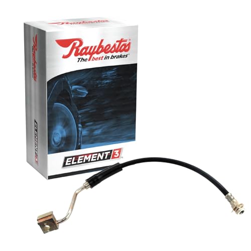 Raybestos Element3 Automotive Replacement Front Left Brake Hydraulic Hose for Select 1999-2004 Jeep Grand Cherokee (BH382322)
