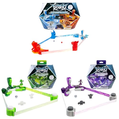 DŌTEKI Deluxe Faction Pack - Heatoru, Arctos, Organika, and Spiritek - Kids Playset for Endless Players Fast Paced Kids Games and Holiday Family Games- Girls and Boys Stocking Stuffers