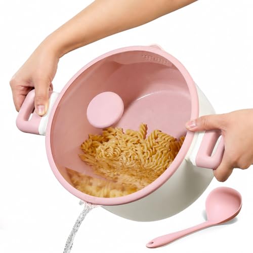 CAROTE 7QT Nonstick Stock Pot with Lid, Ceramic Casserole with Ladle, Non-toxic Kitchen Soup Pot, Big Cooking Pots PFAS and PFOA Free