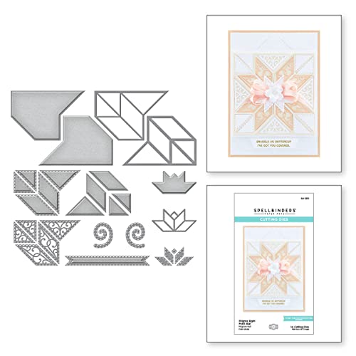SPELLBINDERS PAPERCRAFTS, INC Spellbinders Etched Dies by Becca Feeken-Filigree Eight Point Star, ONE