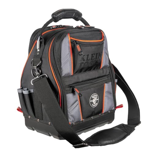 Klein Tools 62804 Tool Runner Tool Bag Organizer for Electricians, HVAC, Plumbers, Technicians, 39 Pockets, Opens Both Sides