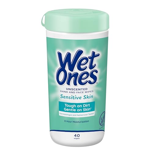 40-Count Wet Ones Sensitive Skin Hand & Face Wipes (Unscented) $1.97 w/ S&S + Free Shipping w/ Prime or on $35+