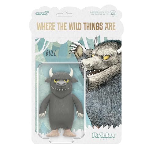 Super7 Where The Wild Things are Reaction Figures Wave 01 - Bull (Monster) Action Figure