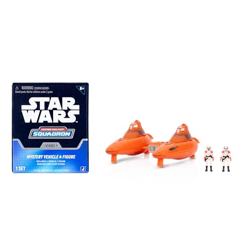 Star Wars Micro Galaxy Squadron Cloud Car Mystery Bundle - 3-Inch and 2.5-Inch Vehicles with Accessories (Amazon Exclusive)