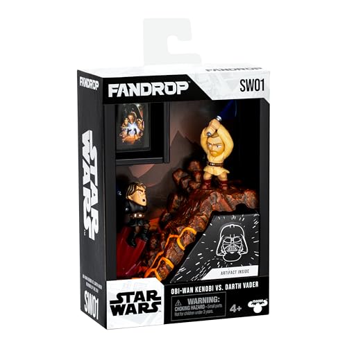 FANDROP SW01-Star Wars: Revenge of the Sithâ - OBI-Wan Kenobi VS. Darth Vader, FANDROP Combines an Epic Diorama, Artifacts & Scene Marker Creating A Display to Enhance Any Star Wars Collection