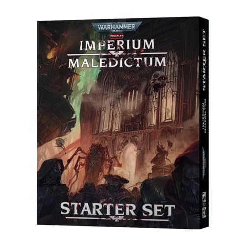 Cubicle 7, WH 40K RPG Imperium Maledictum Munitions Starter Set - Fantasy RPG Starter Set - for 1+ Players, Ages 14+