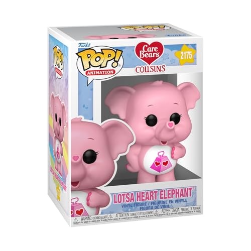 Funko Pop! Animation: Care Bear Cousins - Lotsa Heart Elephant - Collectable Vinyl Figure - Gift Idea - Official Merchandise - Toys for Kids & Adults - Cartoon Fans