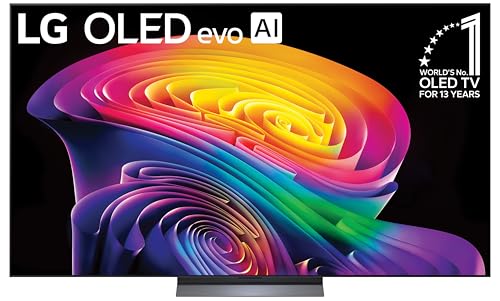 LG 77-Inch Class OLED evo AI 4K C6 Series Smart TV w/Dolby Atmos, Dolby Vision, HDR10, AI Super Upscaling 4K, Filmmaker Mode, Wow Orchestra, Compatible with Alexa (OLED77C6HUP, 2026)
