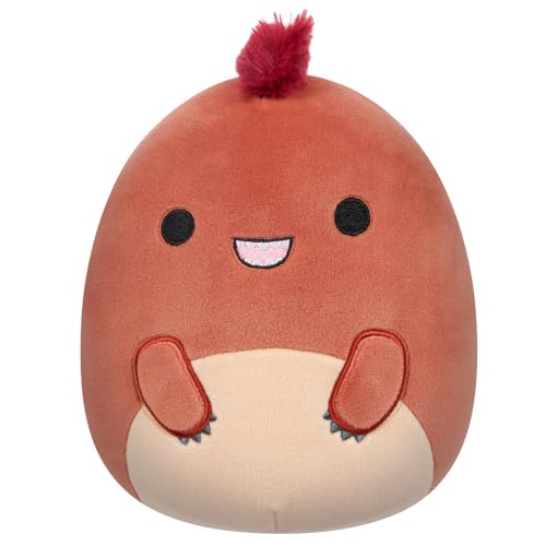 Squishmallows Original 8in Kelly The Red Velociraptor – Official Jazwares Plush (Little)