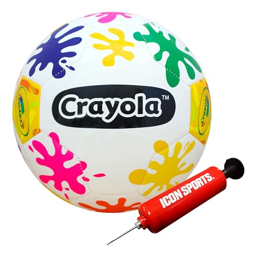 Crayola Official Soccer Ball - Unisex Kids - Ink Splash Size 5