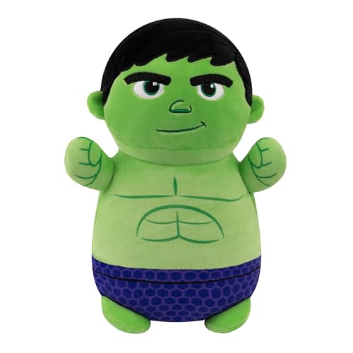Squishmallows Original Marvel Spidey and His Amazing Friends 10-Inch Hulk HugMees - Medium-Sized Ultrasoft Official Jazwares Plush