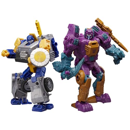 Transformers Age of The Primes Wreck ‘n Doom Collection Fisitron and Carnivac 5.5-inch Converting Action Figure 2-Pack, Robot Toys, Ages 8+ (Amazon Exclusive)
