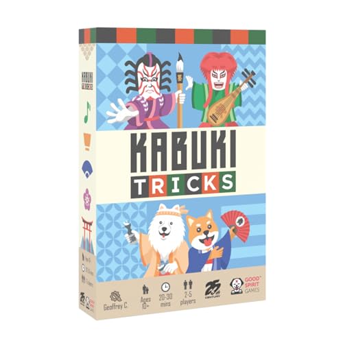 25th Century Games Kabuki Tricks Card Game - Trick-Taking, Strategic Play for 3-5 Players, Ages 10+ | Kids & Adults