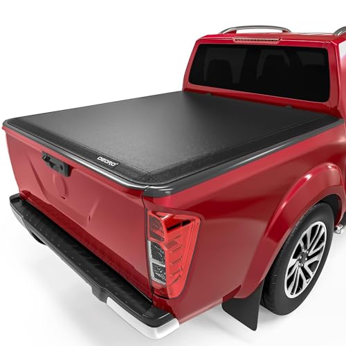 oEdRo Soft Tri-Fold Truck Bed Tonneau Cover Compatible with 2005-2026 Nissan Frontier(NOT for México) 5 Feet Bed
