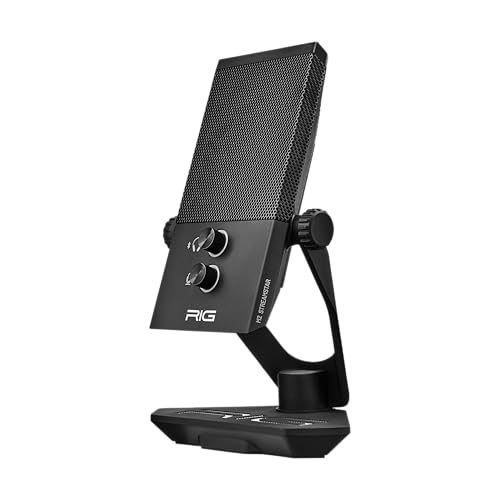 RIG M2 STREAMSTAR PRO HD | Wired USB Streaming Microphone with 24-Bit DAC and Bluetooth Low Latency aptX HD Audio