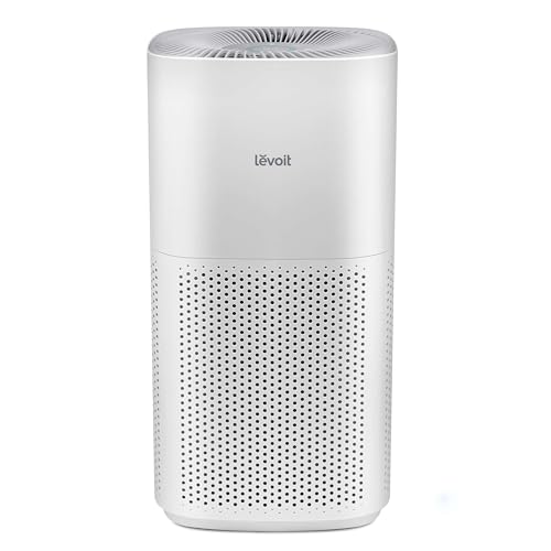 Levoit Air Purifiers for Home Large Room Up to 2933 Ft² With HEPA Sleep Mode, AHAM VERIFIDE, Smart WIFI, PM2.5 Monitor, 3-in-1 Filter For Smoke, Pet Allergies, Dust, Alexa Control, Core 600S-P, White