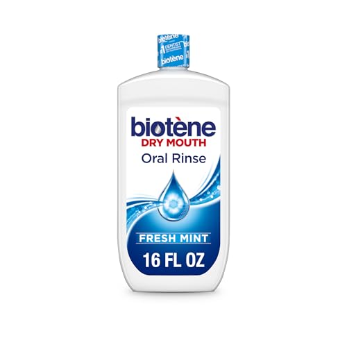 Biotene Oral Rinse Mouthwash for Dry Mouth, Fresh Mint - 16 fl oz