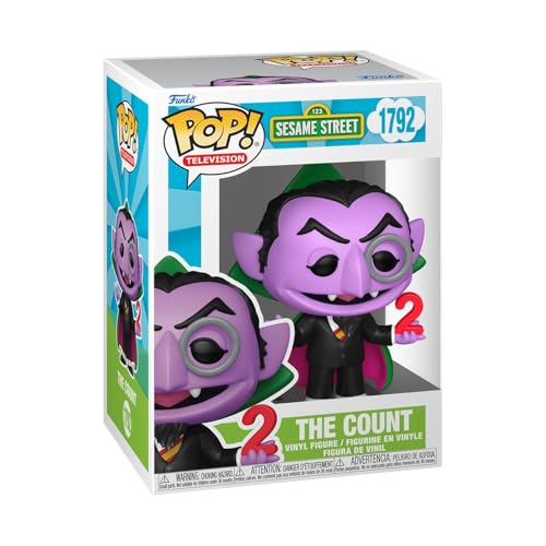 Funko Pop! TV: Sesame Street - The Count - Collectable Vinyl Figure - Gift Idea - Official Merchandise - Toys for Kids & Adults - TV Fans - Model Figure for Collectors and Display