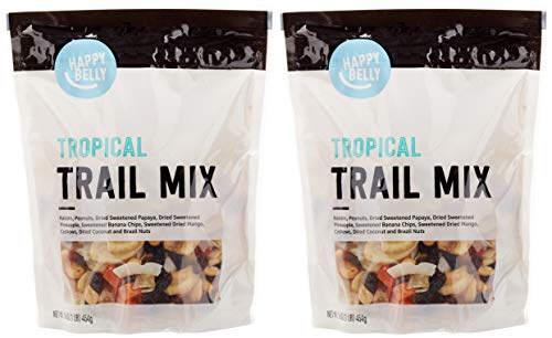 Happy Belly Tropical Trail Mix, 1 pound (Pack of 2)