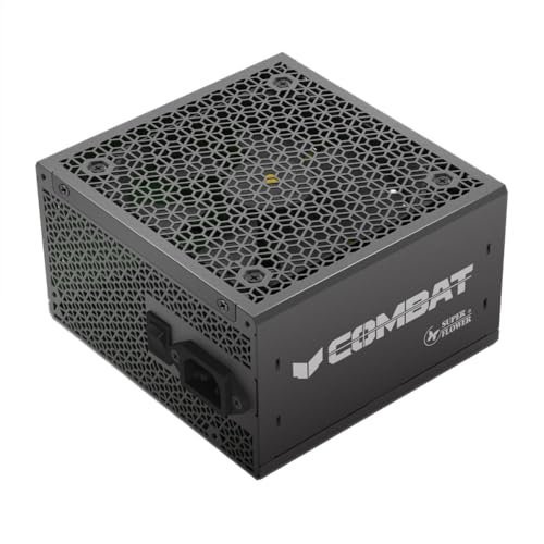 Super Flower Combat FG 750W 80+ Gold, Full Modular, ATX 3.1 / PCIe 5.0, W/12V-2x6 Cable (2x8pin - 16pin Native Cables), Power Supply, FDB Fan, SF-750C12FG, Black Version