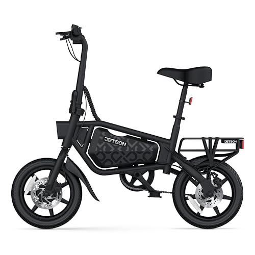 Jetson Bolt Pro Max Electric Bike, Portable Electric Bike with Carry Handles, Folding Design, and Twist Throttle, Up to 15.5 Mph, 14-Inch Tires, Age 12+