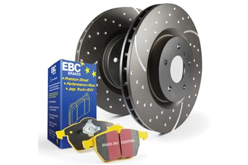 EBC S5KR1055 Stage-5 Superstreet Brake Kit, BLACK
